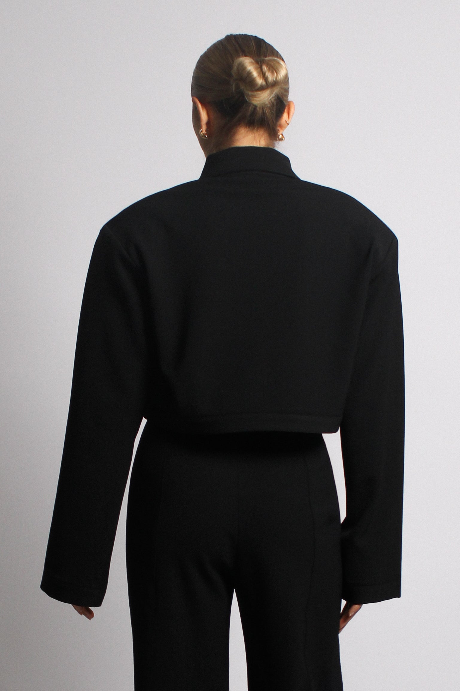 Black Cropped Jacket